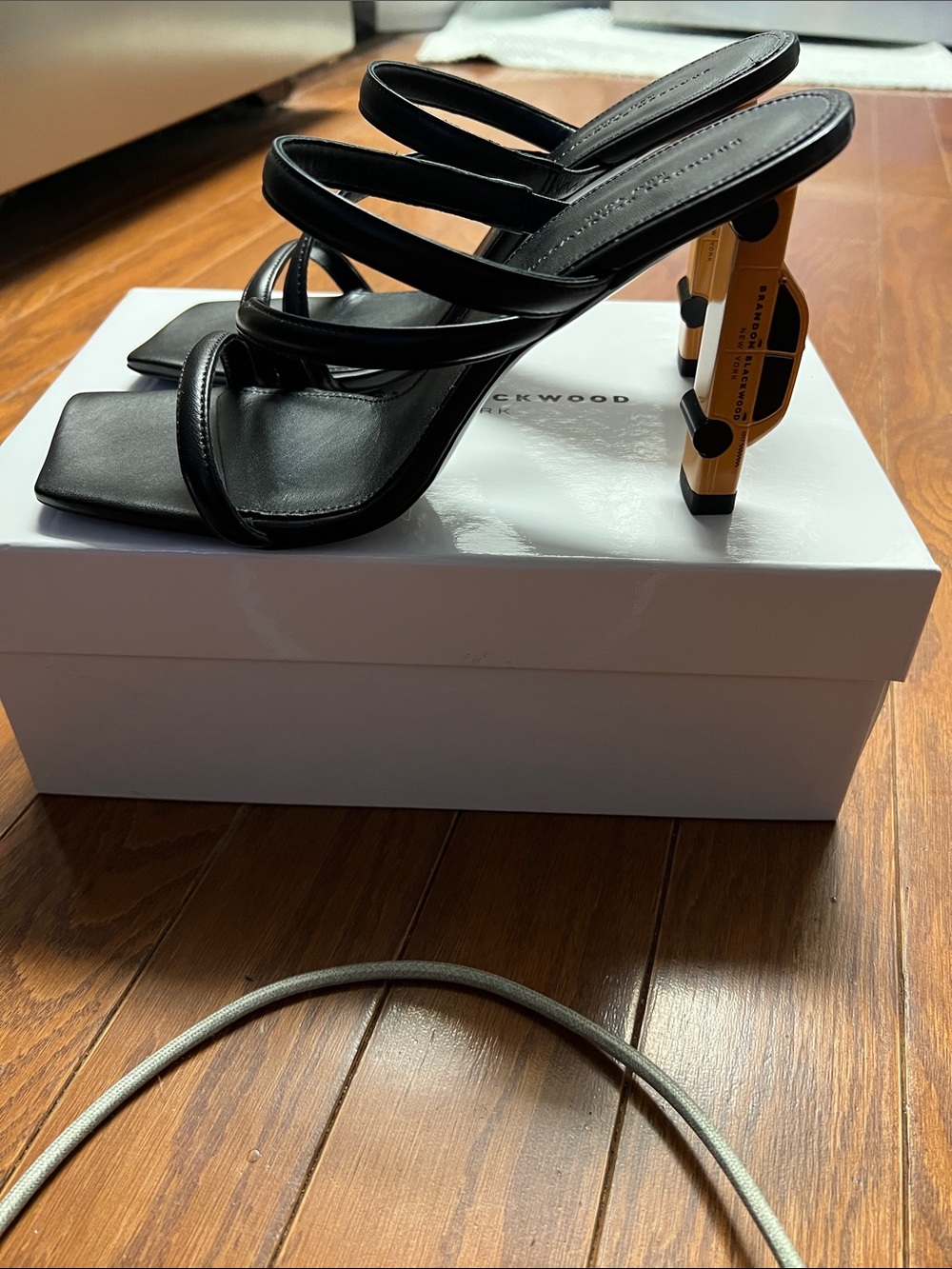 Brandon Blackwood Taxi Heel Sandal